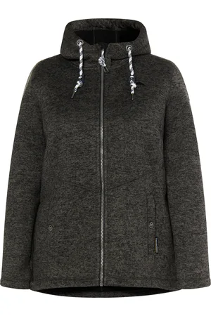 Schmuddelwedda Gebreide fleece jas Dames melange
