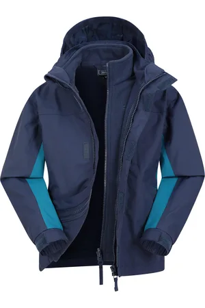Mountain Warehouse Kinder/Kids Cannonball 3 in 1 Waterdichte Jas (Marine)