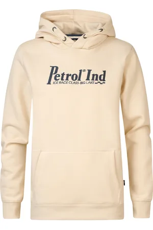 Petrol Industries Jongens Artwork Hoodie Fishhook - Bruin