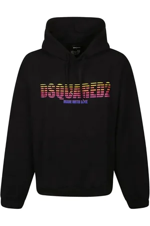 Dsquared2 Made With Love-logo zwarte hoodie