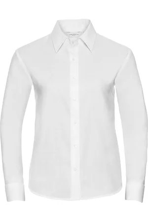 Russell Athletic Russell Collection Oxford overhemd met lange mouwen voor dames