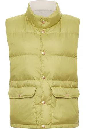 myMo Waistcoat Dames Limoen gebroken wit