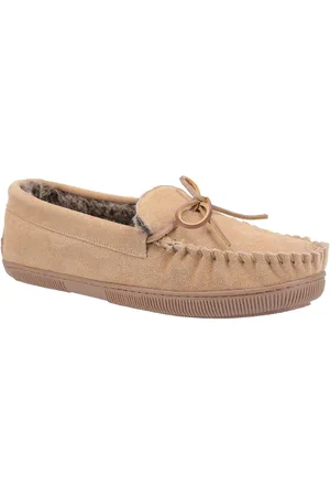 Hush Puppies Dames/dames Allie Slip On Leather Slipper (Tan)