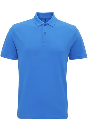Asquith Herenkust Vintage Wash Polo (Paleisblauw)