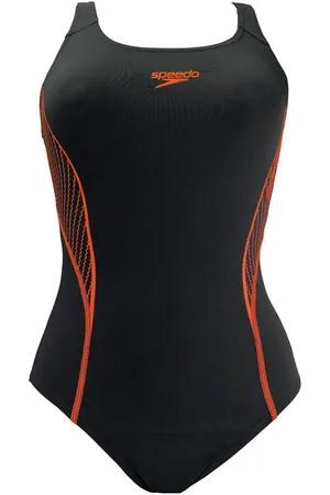 Speedo Placement Dames /Oranje Zwempak