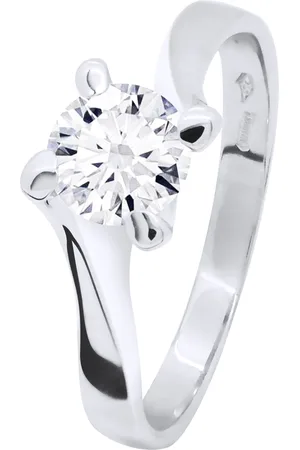 Diadema Solitaire Diamond 0,50 Cts 4 Claws White Gold 18 Karaat