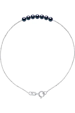 Diadema Kralen armband 7 TRINIDAD Freshwater 34mm Ronde Wit Gouden Ketting Convict