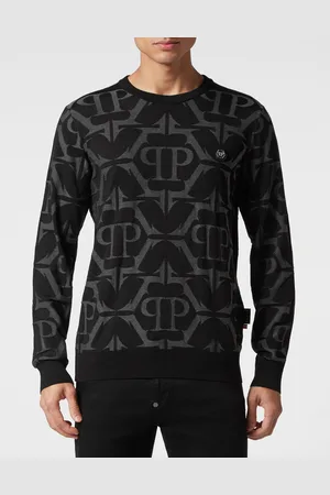 Philipp Plein Pullover Ronde Hals Chrome