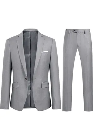 Allthemen 2-delig slim-fit, eenvoudig ontworpen pak
