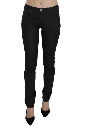 Costume National Skinny Denim Jeans Met Lage Taille