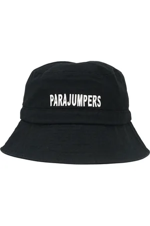 Parajumpers Bold Embroidered Logo Black Bucket Hat