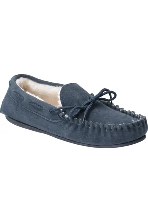 Hush Puppies Dames/dames Allie Slip On Leather Slipper (Marine)