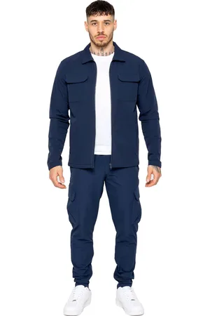 Enzo | Cargo Shacket trainingspak voor heren