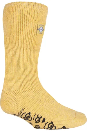 Heat Holders Karakter thermo pantoffelsokken voor kinderen - Minions