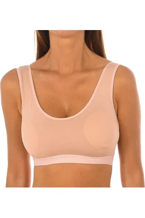 Kisses and Love Micofibra Bamboe kanten top met ronde hals 707 vrouw
