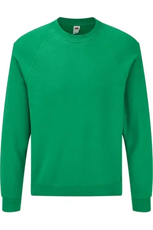 Fruit Of The Loom Volwassenen Unisex Klassiek Raglan Sweatshirt (Heide )