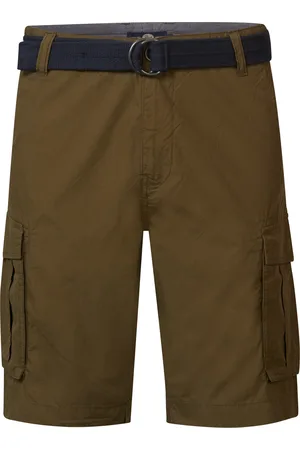 Petrol Industries Heren Cargo Short met Riem Poplin