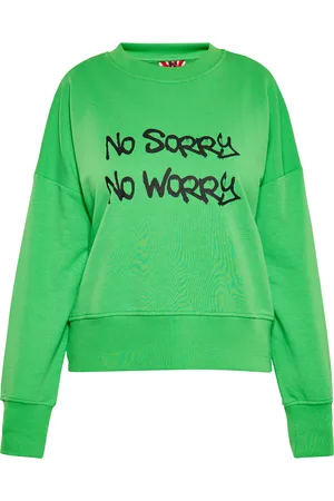 myMo Sweatshirt Dames groente