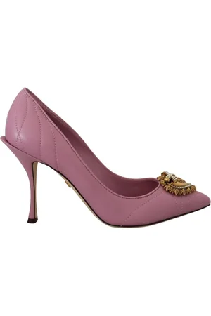 Dolce & Gabbana Hart Leren Hakken Pumps