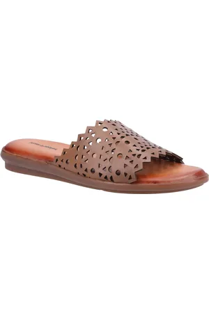 Hush Puppies Dames/dames Bryony leren muiltjes (Tan)