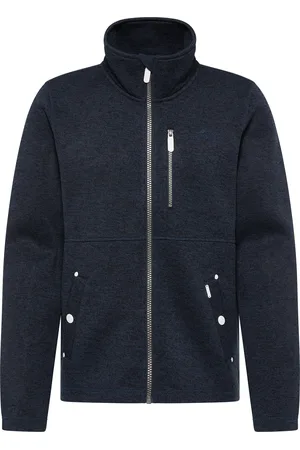 Icebound Yuka serie Gebreide fleece jas Heren marine gem