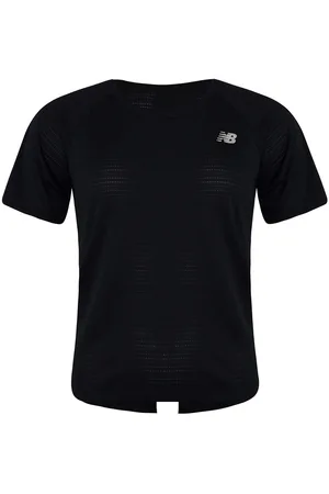 New Balance Korte Mouw Ronde Hals Total Performance T-Shirt WT03154 BK