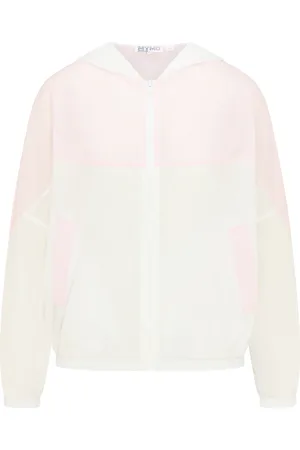 myMo Windbreaker Dames Wit Roze
