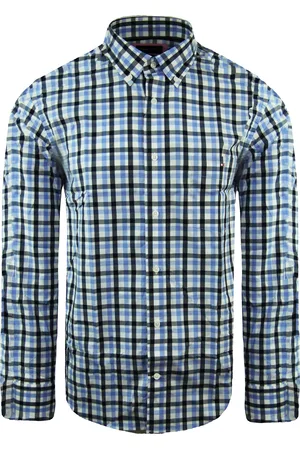 Eden Park Paris Regular Geruit Heren Oxford Overhemd
