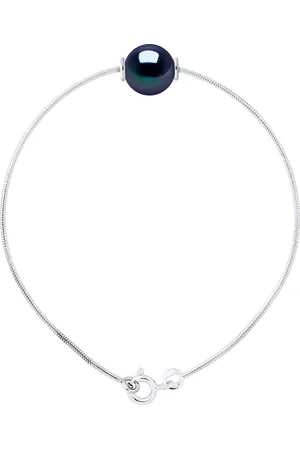 Diadema Mesh Armband Serpentine Ronde Zoetwater Pearl en White 9-10 mm 925