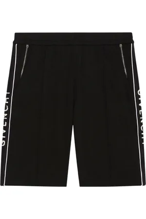 Givenchy Classic Fit zwarte short met logo aan de zijkant