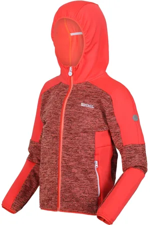 Regatta Juniors Dissolver V Full-Zip Fleece in Red