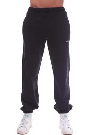 OFF-WHITE Heren Off White Chain Arrow Shorten Sweatpants in zwart-wit