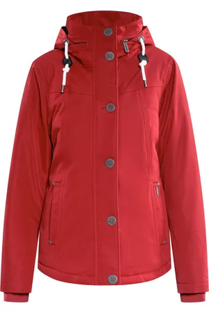 Icebound Winterjas Klima Iglo Dames donkerrood