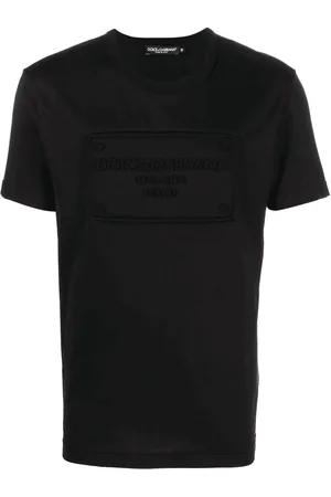 Dolce & Gabbana Logo T-shirt in reliëf in