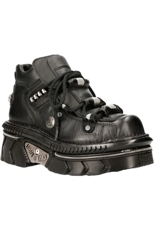New Rock Unisex metalen Lederen Gothic Techno Laarzen - M-215-S6