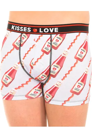 Kisses and Love Herenboxer van ademende stof Ketchup Model KL10006