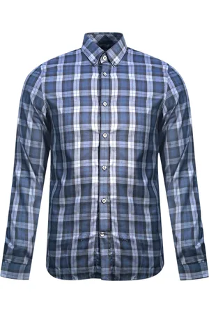 Fred Perry Black Long Sleeve Shirt