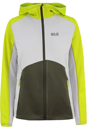Jack Wolfskin Powerstretch Jas voor dames Grijs/