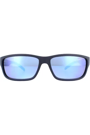 Arnette Zonnebril ZORO AN4271 258722 Matblauw Donkergrijs Spiegel Water Gepolariseerd