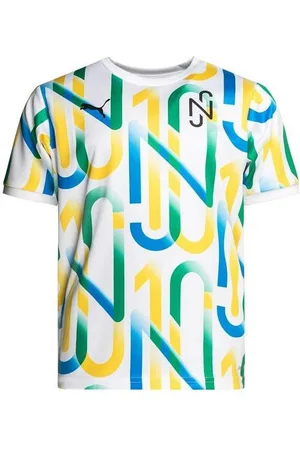PUMA X Neymar Jr. Korte Mouw Crew Hals Kinder T-shirt 605569 05