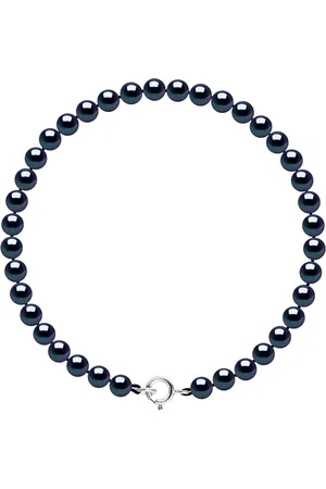Diadema Kralen armband Zoetwater 4-5mm Ronde Wit Goud 18 Karaat