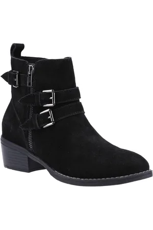 Hush Puppies Dames/dames Jenna Leren Enkellaarsjes