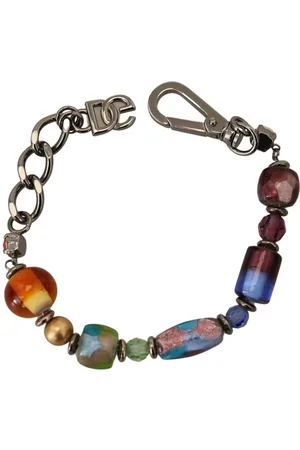 Dolce & Gabbana Kralen Ketting Karabijn Gesp Armband