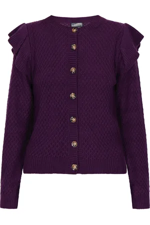 Dreimaster Vest Dames paars