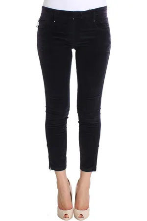 Costume National Prachtige Cropped Corduroys-broek