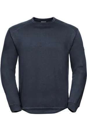 Russell Athletic Russell Werkkleding Heren Bemanning Hals Set In Sweatshirt Top (Franse marine)