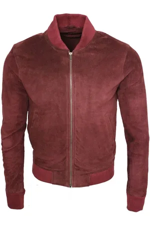 Infinity Varsity zacht suède leren bomberjack