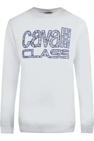 Roberto Cavalli Vet bloemenontwerp sweatshirt