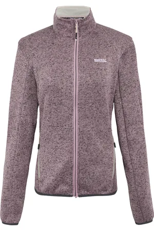 Regatta Dames/Dames Newhill II Full Zip Fleecejack (Lila/Licht Vanille)