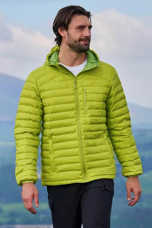 Mountain Warehouse Heren Henry II Extreme Met Dons Gevuld Jasje (Kalk)
